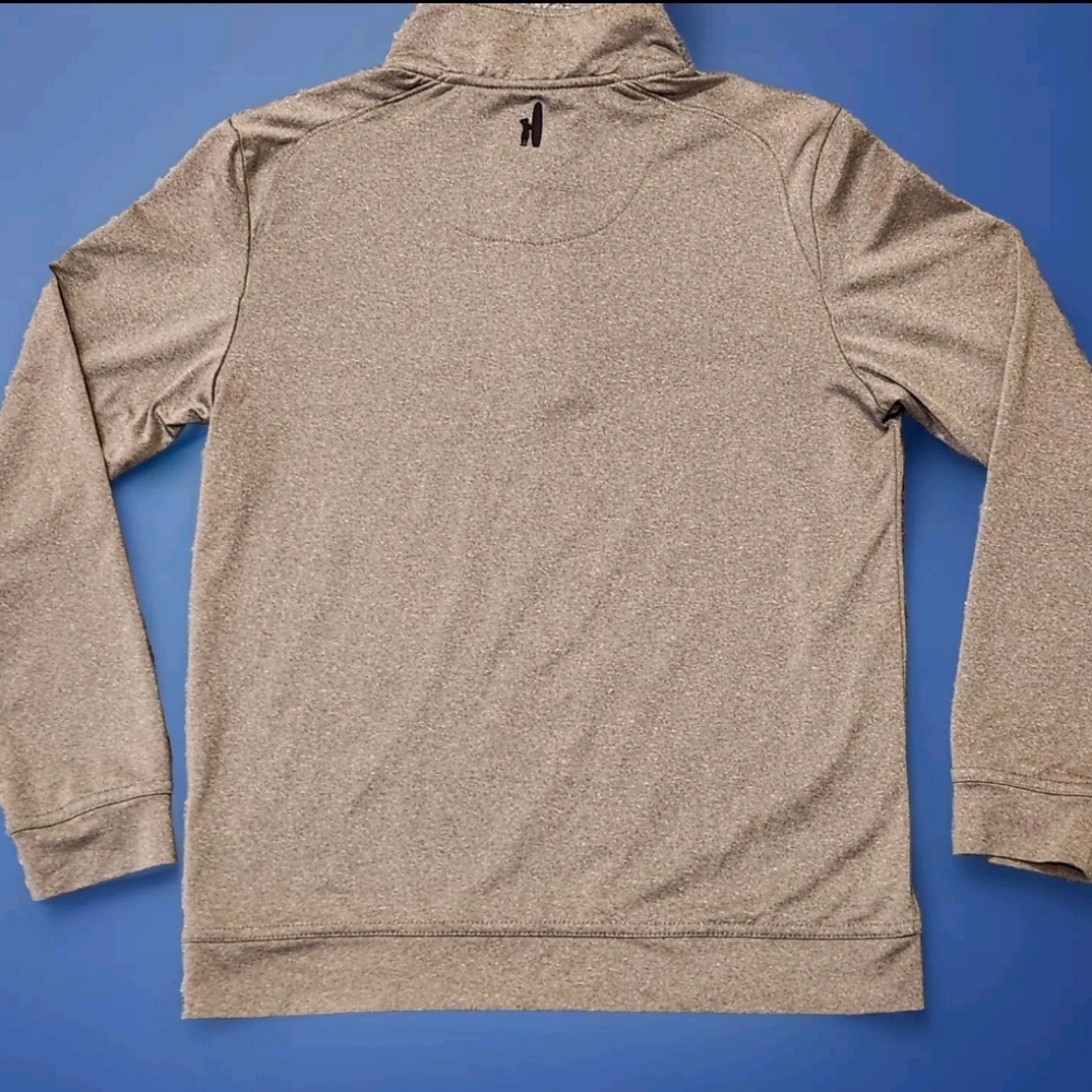 Johnnie-O Freeborne Jr Performance Prep ¼ Zip Pullover Size 8 Color Grey - Picture 6 of 7